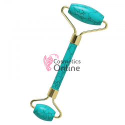 Piatra pentru masaj din jad Cod ASP08 Natural Turcoaz Jade cu 2 capete